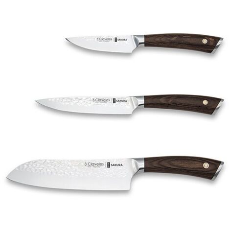 COUTEAUX DE CUISINE FORGÉS SAKURA SET-3