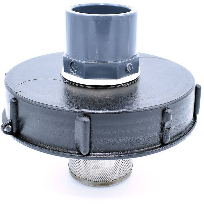 Multitanks - Couvercle 15cm pour cuve 1000L avec entrée pvc 50/63 et filtre 2 pouces