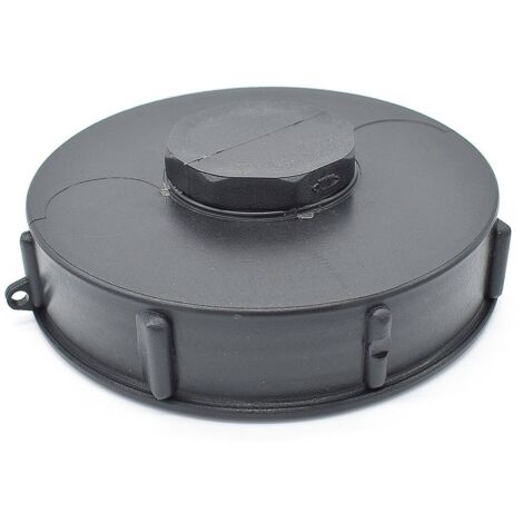Couvercle 15cm pour cuve 1000L avec ouverture centrale , couleur noire