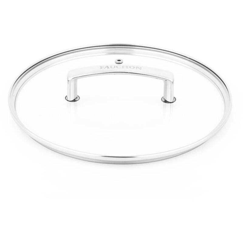 FAUCHON ART DE LA TABLE - Couvercle 24cm en verre et en aluminium SIGNATURE FAUCHON ART DE LA TABLE - Couvercle 24cm en verre et en aluminium SIGNATURE