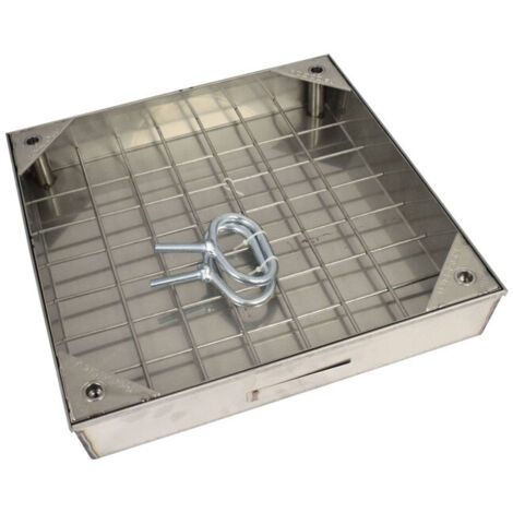 Couvercle à carreler étanche en inox - Carodek BRS - ROSCO -   30 x 30 cm