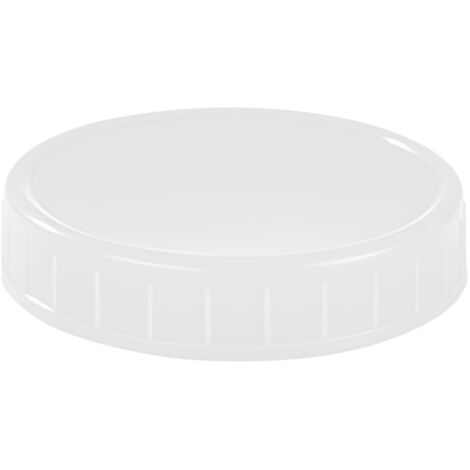 Couvercle à large ouverture pour bocal Mason avec joint d'étanchéité, en polypropylène durable, pour bocaux Mason en verre de 6,9 cm (2,7 pouces). Couvercle de rechange étanche et anti-fuite.