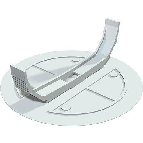 Couvercle a ressort diam. 84 mm, blanc, 1 piece type UV 70 FD