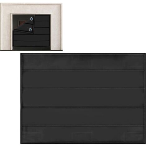 Couvercle Aimanté Cheminée - Isolant Thermique, Écran Antifroid, Stop Courants d'air Accessoire Protection Énergie Intérieure Poêle Maison Appartement Contre Perte Chauffage Hiver