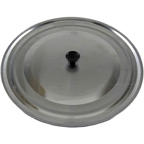 BIGHOUSE IT Couvercle Aluminium Ø52 cm avec Bouton Noir