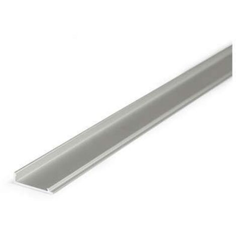 Couvercle Aluminium Anodisé pour Profilé LED Marche 1m