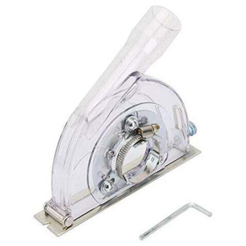 Couvercle Anti-Poussière de Coupe, Capot de Protection Meuleuse 125 Protection Meuleuse 125mm Carter Aspiration Meuleuse pour Meuleuse d'Angle