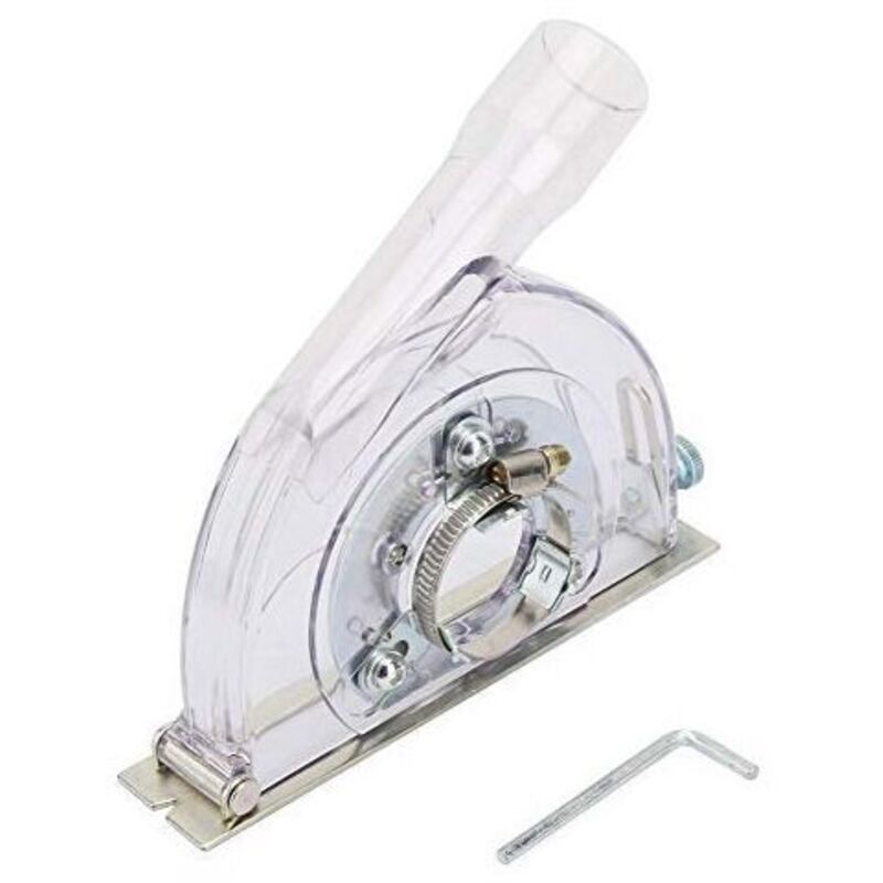 RHG Couvercle Anti-Poussière de Coupe, Capot de Protection Meuleuse 125 Protection Meuleuse 125mm Carter Aspiration Meuleuse pour Meuleuse d'Angle