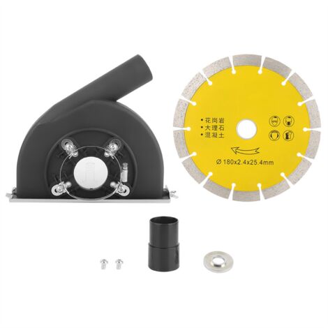 Couvercle anti-poussière pour meuleuse d'angle 180, capot de coupe Q‑180, ensemble de protection de lame de scie