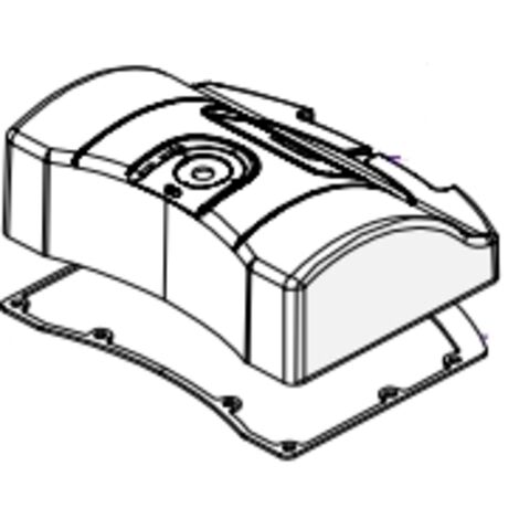 Couvercle arrière pour robot tondeuse AMBROGIO 4.0 BASIC