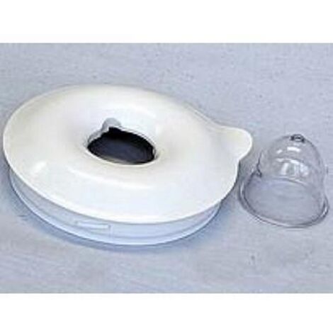 Couvercle blanc du bol blender / mixeur (KW659564) Robot ménager KENWOOD