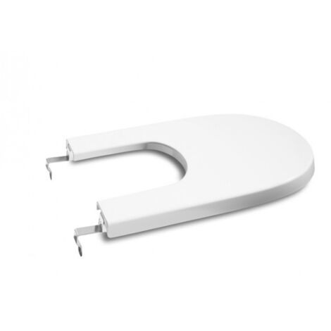 Couvercle blanc pour bidet compact à chute amortie MERIDIAN - ROCA