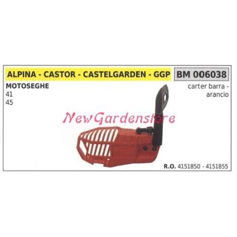 Couvercle Carter pour moteur de tronçonneuse ALPINA 41 45 006038