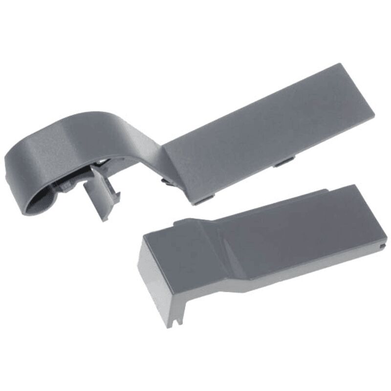 Couvercle charniere gris inox pour refrigerateur Samsung DA91-04464A