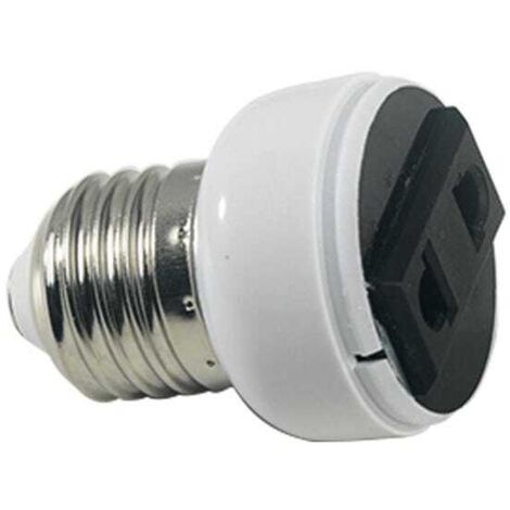 Couvercle convertisseur de douille E27 avec adaptateur, douille, support de lampe pour brancher des ampoules