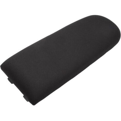 Couvercle d'accoudoir de console centrale compatible avec VW Jetta Bora Golf MK4 Polo Skoda Octavia Passat B5 Rembourrage en tissu noir