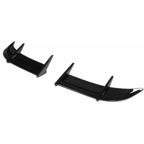 Couvercle d'aile de becquet arrière noir brillant pour Volkswagen pour VW Golf 6 MK6 GTI R20 Extension de becquet de toit de fenêtre arrière