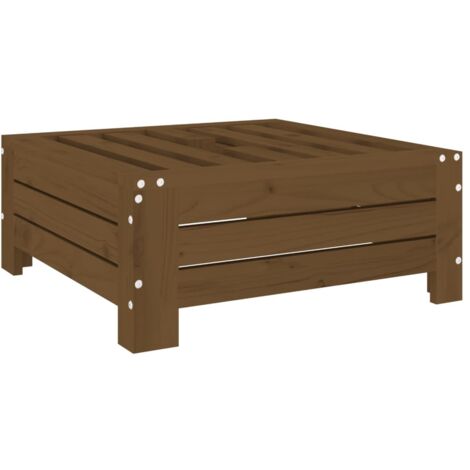 Couvercle de base de parasol marron miel bois massif de pin CFW22689