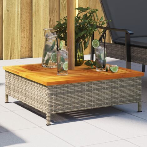 Couvercle de base de parasol-Pied de parasol gris 70x70x25 cm 859127