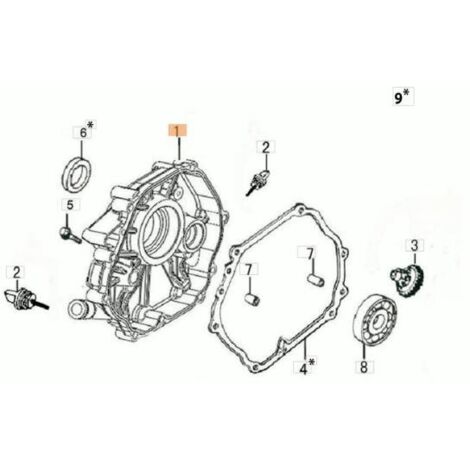 COUVERCLE DE BASE EMAK ORIGINAL L66151853