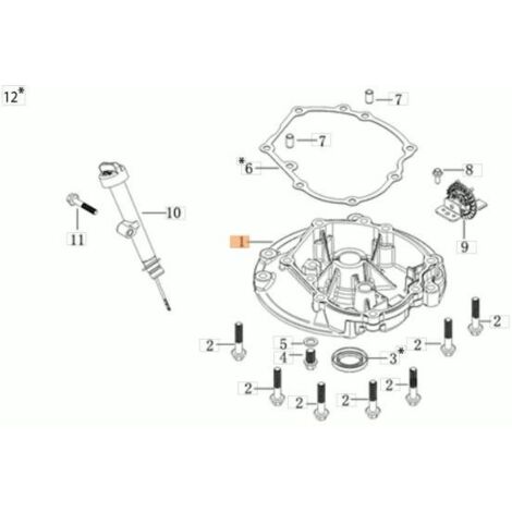 COUVERCLE DE BASE ORIGINAL EMAK L66151592
