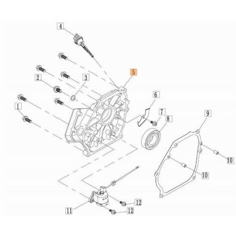 COUVERCLE DE BASE ORIGINAL EMAK L66152621