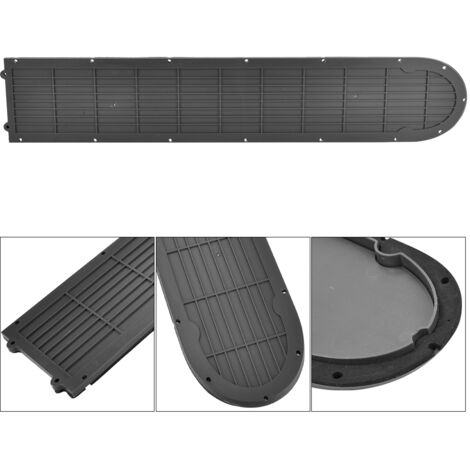 Couvercle de batterie anti-dérapant en plastique noir pour scooter électrique Xiaomi M365