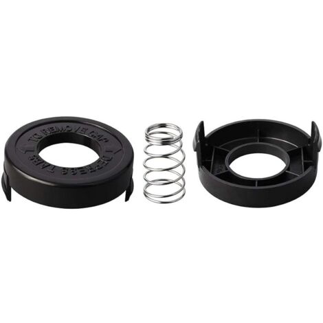 Couvercle de bobine de rechange A6226-XJ A6226 - Pour coupe-bordures Black+Decker GL250, GL310, GL360, GL360SB, CST500, CST800, ST6800, ST7600, ST4000 ST4050 - 2 bobines Capuchons et 1