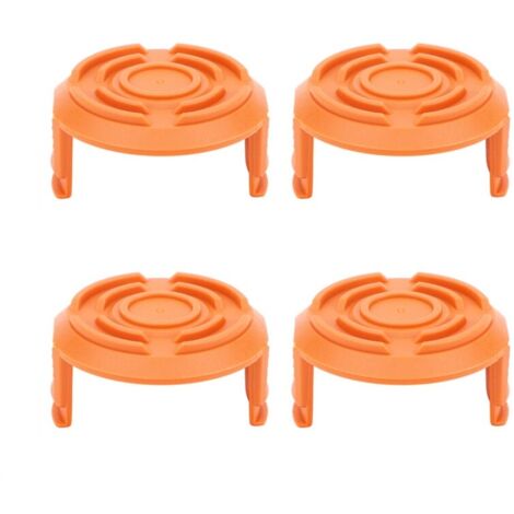 Couvercle de bobine de tondeuse à gazon, 4 pièces, accessoire de remplacement pour Worx WA0010-débroussailleuse
