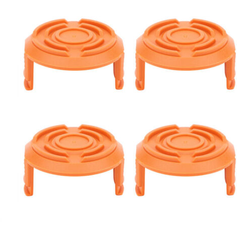 Couvercle de bobine de tondeuse à gazon 4 pièces accessoire de remplacement pour Worx WA0010-débroussailleuse