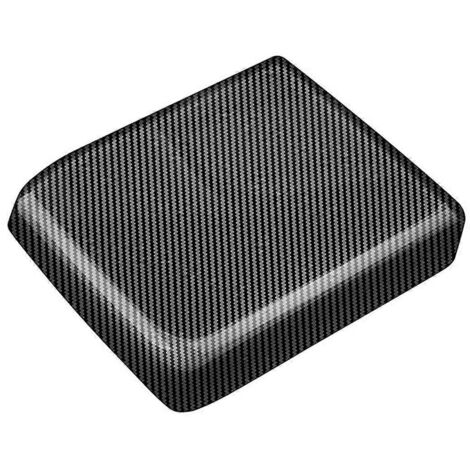 Couvercle de boîte à accoudoirs de console centrale de voiture en fibre de carbone--