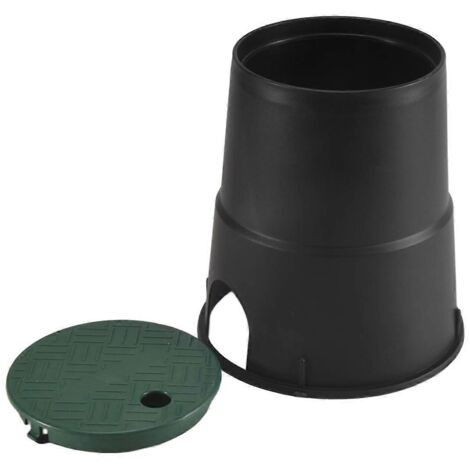 Couvercle de boîte de vanne souterraine de 6 pouces pour pelouse et jardin, couvercle de vanne d'irrigation par arroseur CJY-AquaForge