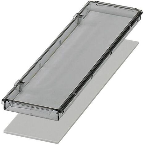 Couvercle de boîtier pour rail Phoenix Contact BC 161,6 DKL S TRANS 2278542 Polycarbonate transparent 45 x 161.6 x 8 1 pc(s) D75369