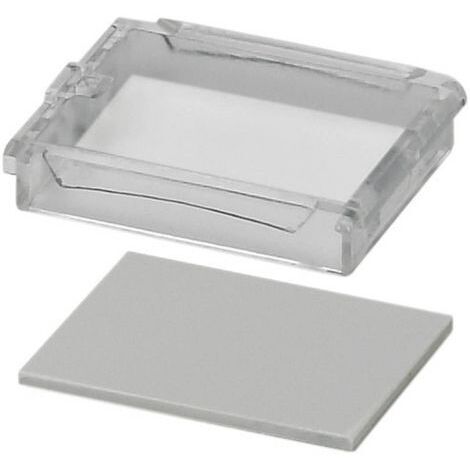 Couvercle de boîtier pour rail Phoenix Contact BC 17,8 DKL S TRANS 2896102 Polycarbonate transparent 45 x 17.8 x 8 1 pc(s) D77923