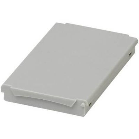 Couvercle de boîtier pour rail Phoenix Contact BC 71,6 DKL R KMGY 2896160 Polycarbonate gris clair 45 x 71.6 x 8 1 pc(s) D19348