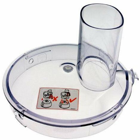 Couvercle de bol hachoir nu (sans poussoir) (KW663797) Robot ménager KENWOOD