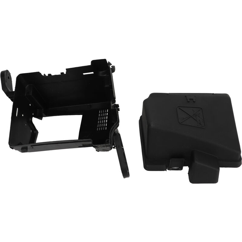 Jeffergarden - Couvercle de boîte à fusibles avec Base 6556Z1, Protection de Circuit noir de remplacement pour Peugeot 206 207 206CC