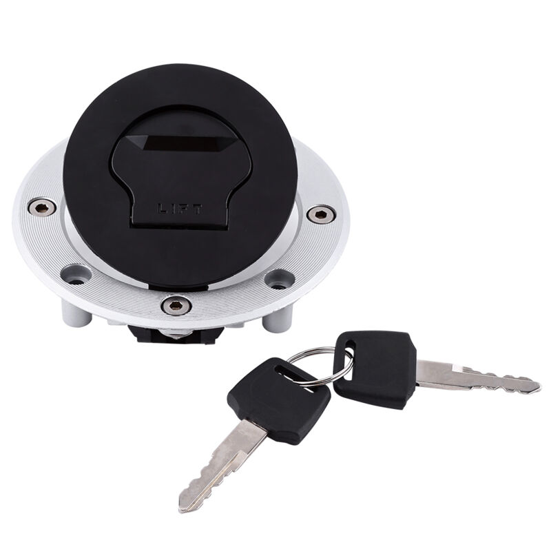 Jeffergarden - Couvercle de bouchon de réservoir de carburant en aluminium avec 2 clés pour suzuki gsxr 600 750 pour Hayabusa GSXR1300