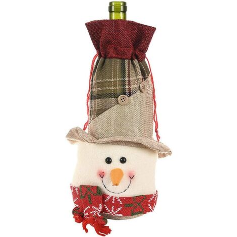 Santa ou bonhomme de neige de noël stocking 48cm-present jouet sac 