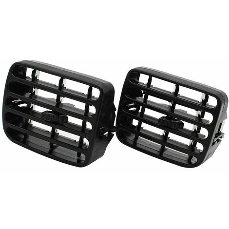 Couvercle De Calandre De Panneau D'Aeration De Voiture, Grille De Buse D'Aeration De Grille De Ventilation Adaptee Pour Renault Clio 1998-2006, Noir