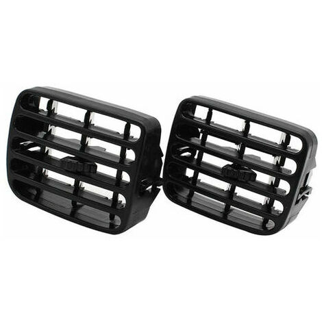 Couvercle De Calandre De Panneau D'Aeration De Voiture, Grille De Buse D'Aeration De Grille De Ventilation Adaptee Pour Renault Clio 1998-2006, Noir