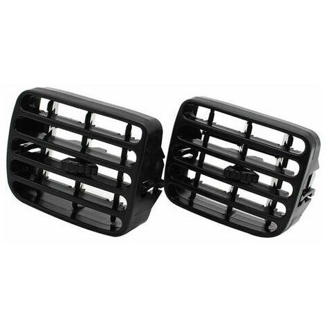 Couvercle De Calandre De Panneau D'Aeration De Voiture, Grille De Buse D'Aeration De Grille De Ventilation Adaptee Pour Renault Clio 1998-2006, Noir