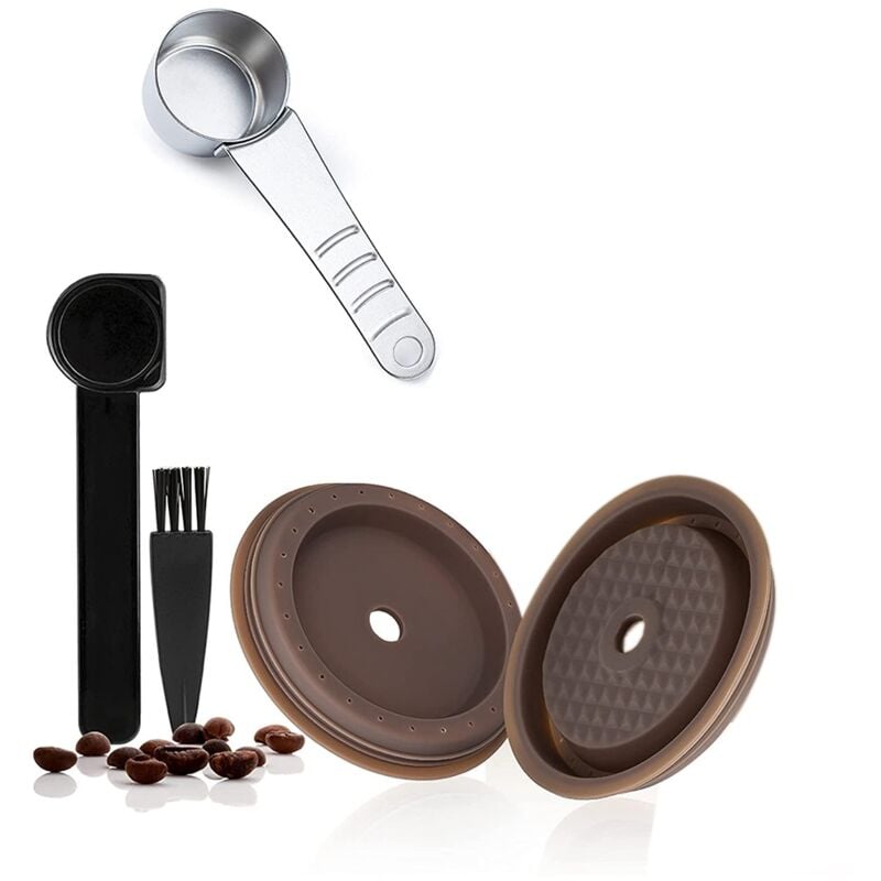 Couvercle de Capsule de Café RéUtilisable pour Dosette de Café Vertuoline Capuchon en Silicone de Qualité Alimentaire pour Capsule Rechargeable Vertuo