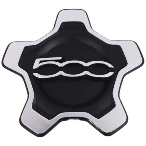 Couvercle de Capuchon Centre Roue Voiture pour 500X 2016-2022 6AN69LXHAA Cache-PoussièRe Accessoires Argent