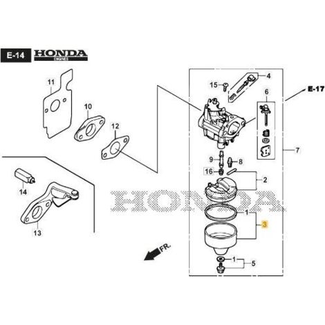 COUVERCLE DE CARBURATEUR ORIGINAL STIGA - 118551934/0
