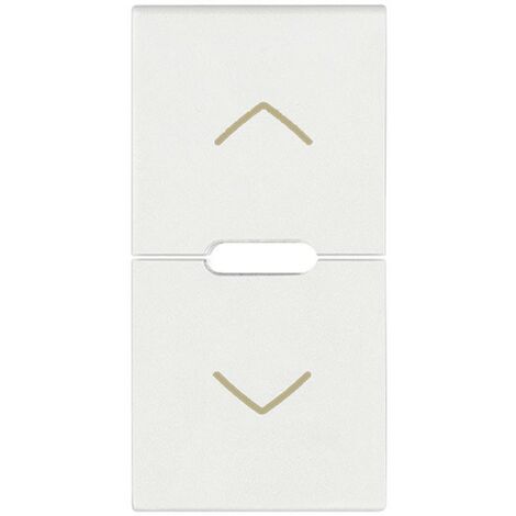 Couvercle de commutateur interchangeable Vimar Arke pour la commande de volets roulants Blanc 19755.2.
