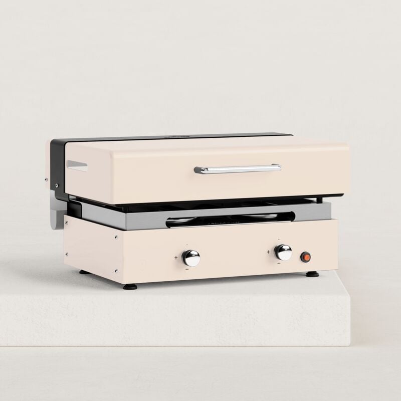 Verycook - Couvercle de cuisson pour plancha gaz Créative 2 feux