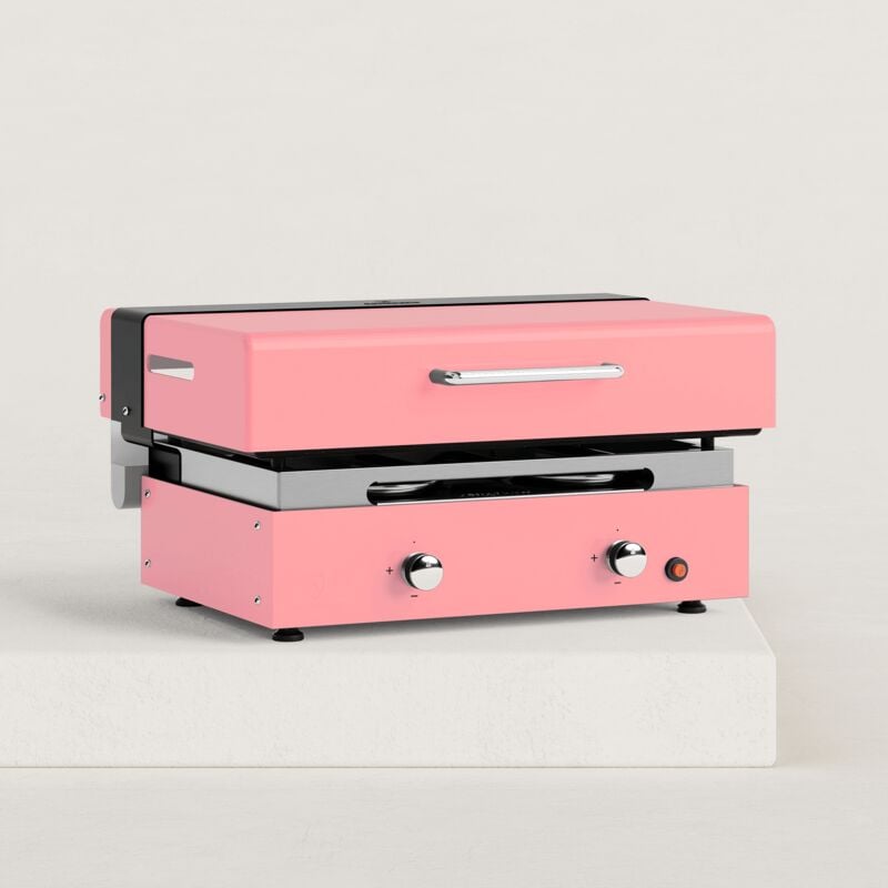 Verycook - Couvercle de cuisson pour plancha gaz Créative 2 feux