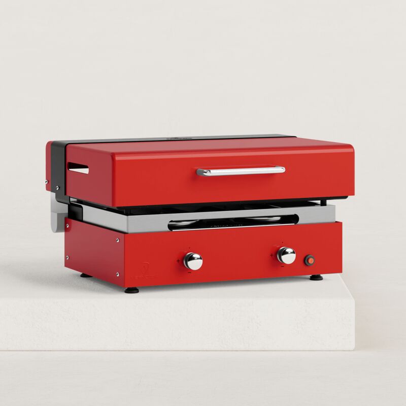 Verycook - Couvercle de cuisson pour plancha gaz Créative 2 feux