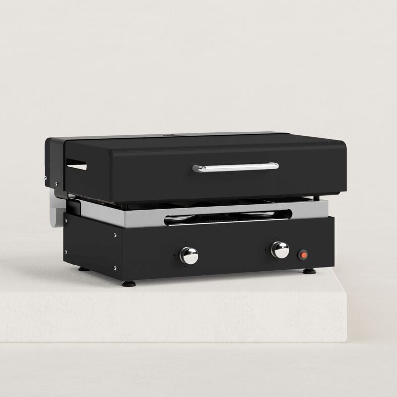 Verycook - Couvercle de cuisson pour plancha gaz Créative 2 feux